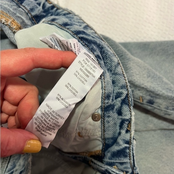 GOOD AMERICAN High Rise Jeans Size 15 NWT - Picture 16 of 16